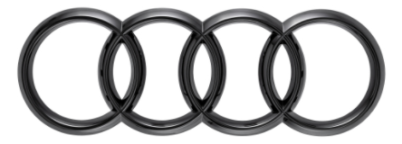 Audi RS6 Audi Logo Schwarz/hinten